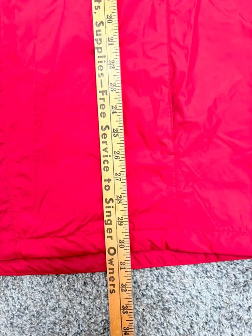 The North Face DryVent Hooded Rain Jacket Red Men’s XXL
